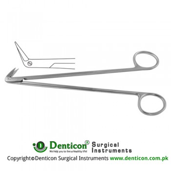 Diethrich-Potts Vascular Scissor Angled 60° - Delicate Blade Stainless Steel, 18 cm - 7"